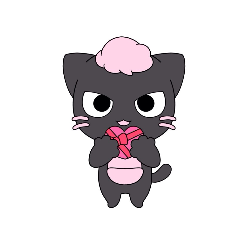 ハートを持つスマにゃん